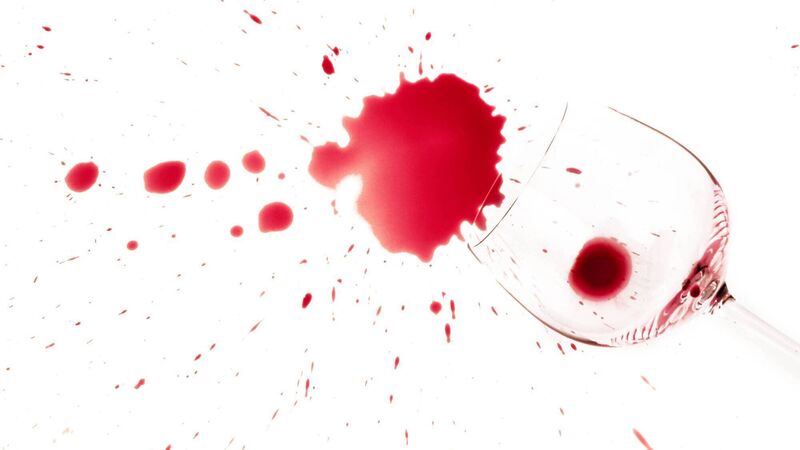 wine spill