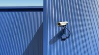 Building exterior security camera