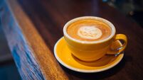 Halloween Pumpkin Cappuccino coffee art