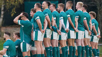 A view of the Ireland team photo 14/11/2024