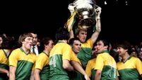 Jimmy Deenihan lifts the Sam Maguire 20/9/1981