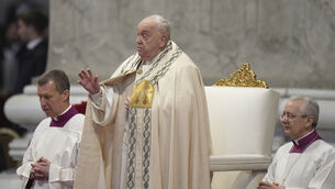 <p>Pope Francis has ushered in 2025 with a renewed appeal for the faithful to reject abortion, calling for a ‘firm commitment’ to protect and respect life from conception to natural death. Picture: Andrew Medichini/AP</p>
