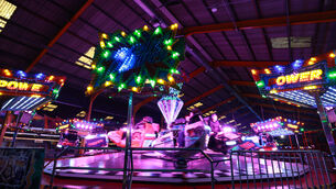 <p>The sprawling theme park operates inside and outside the Simmonscourt part of the RDS.  Private security is employed at the event. Picture: Leah Farrell/© RollingNews.ie</p>