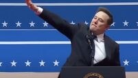 Watch: Elon Musk appears to make fascist salute at Donald Trump inauguration rally 