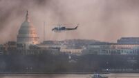 Emergency Crews Respond To Aircraft Crash Near Reagan National Airport