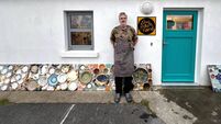 Crock and roll: Old mugs and plates donated to create giant mosaic