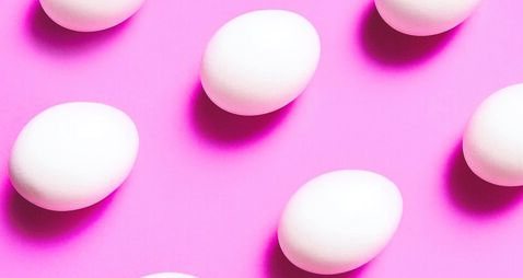Egg Pattern on Pink