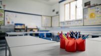 Empty Classroom Ready For Pupils