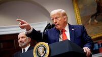 President Trump Makes An Investment Announcement In The Roosevelt Room Of The White House