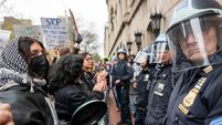 Pro-Palestinian Protests Continue At Columbia University In New York City
