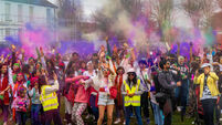 Watch: Colour, love and spring celebrated at Fitzgerald's Park Holi Festival