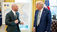 Conor McGregor praises Donald Trump's 'inspiring' work rate during Oval Office meeting