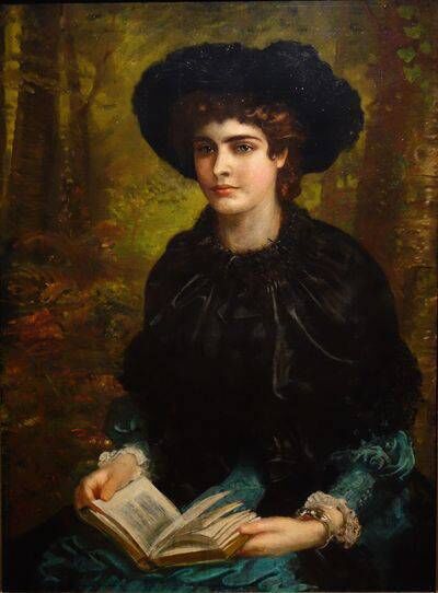 Constance Lloyd painted by Louis Desanges. Constance Lloyd painted by Louis Desanges.