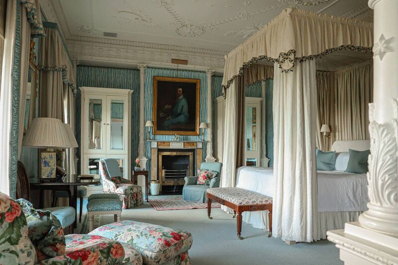 The Lady Caroline bedroom at Ballyfin