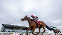 Sunchart ridden by Andrew Slattery wins The TOTE Irish EBF Devoy Stakes 23/3/2025
