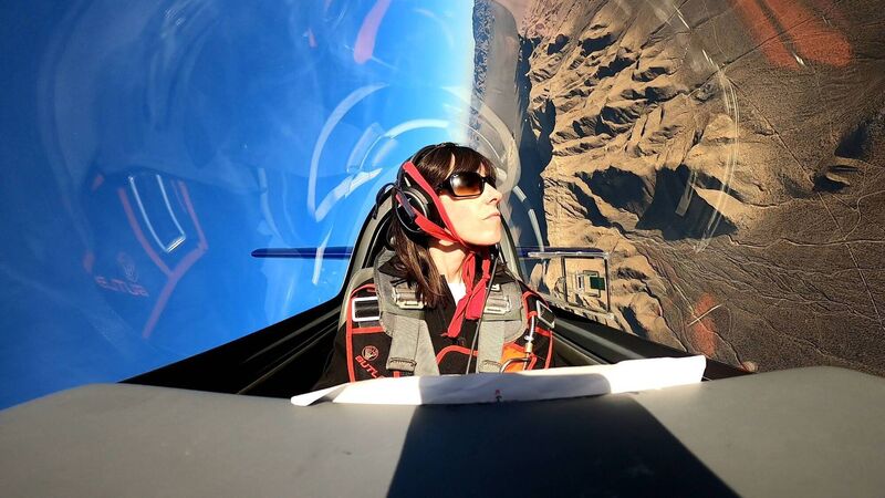 Laura flying in the Las Vegas World Advanced Aerobatic Championships in 2023. Laura flying in the Las Vegas World Advanced Aerobatic Championships in 2023.