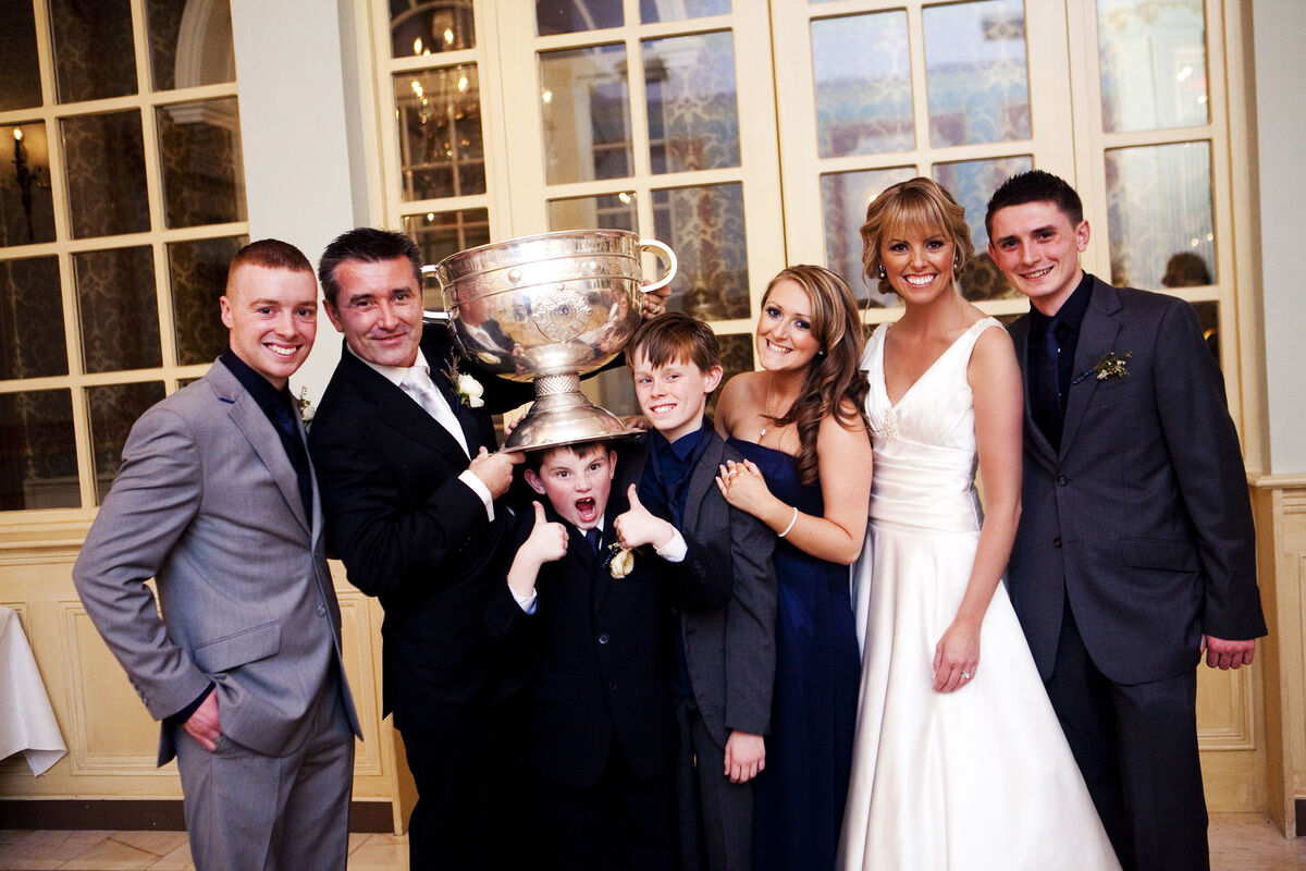 Jenny and Martin with their five children and the Sam Maguire cup Jenny and Martin with their five children and the Sam Maguire cup