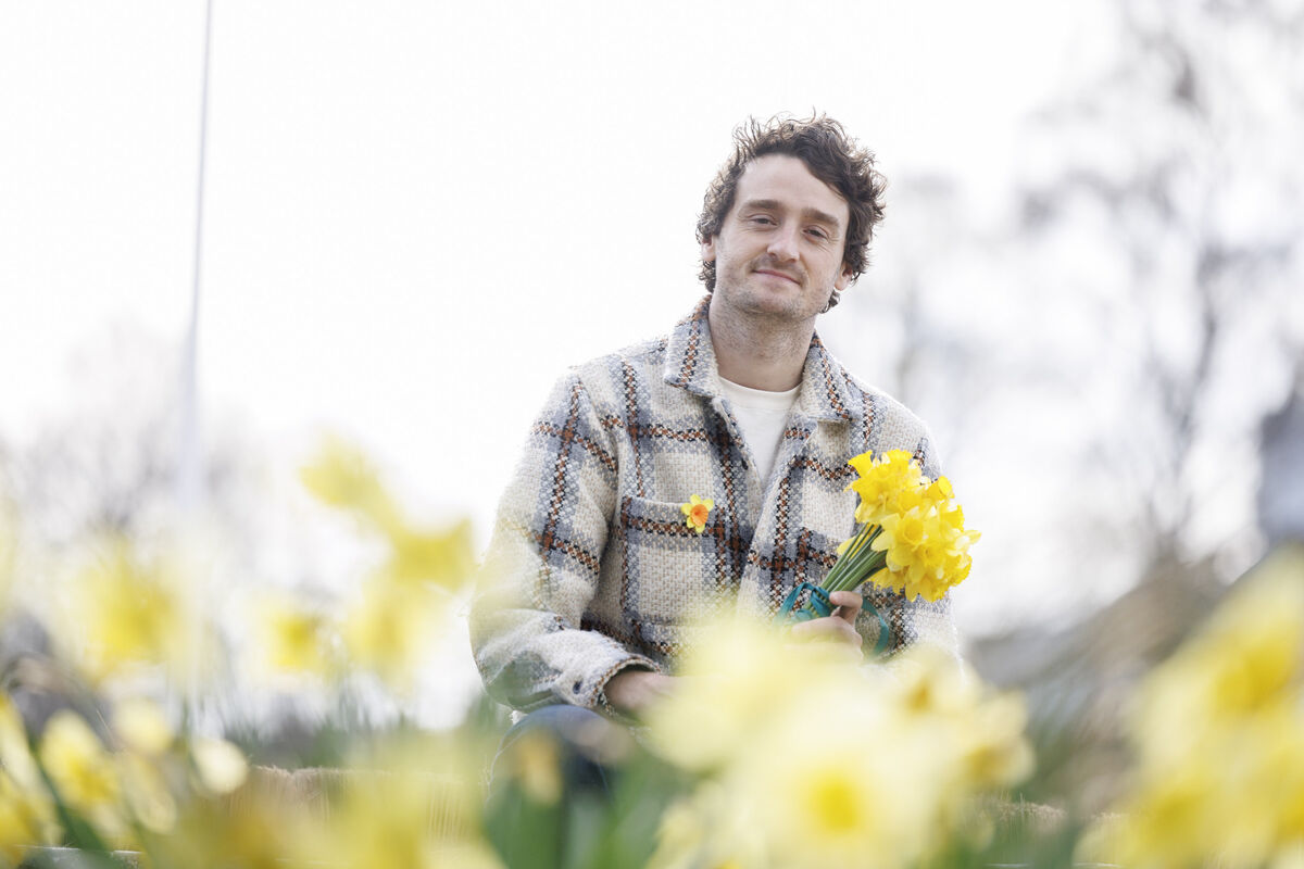 BrĂan French, younger brother of Eoin French, is marking Daffodil Day by sharing his brother's song in support of the work carried out by the Irish Cancer Society. Picture: Andres Poveda BrĂan French, younger brother of Eoin French, is marking Daffodil Day by sharing his brother's song in support of the work carried out by the Irish Cancer Society. Picture: Andres Poveda