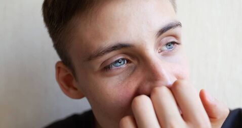 Portrait of a young man 19 years old