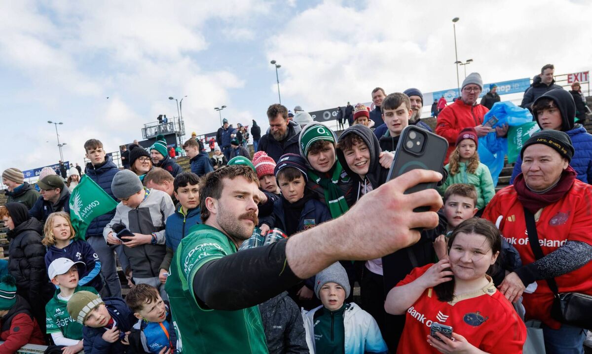 Connacht’s Mack Hansen after the game Pic ©INPHO/James Crombie Connacht’s Mack Hansen after the game Pic ©INPHO/James Crombie