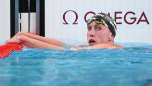 <p>READY TO ROLL: Daniel Wiffen of Team Ireland after winning bronze in the men's 1500m freestyle final at the Paris La Défense Arena during the 2024 Paris Summer Olympic Games in Paris, France. Photo by Stephen McCarthy/Sportsfile</p>