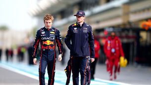 Max Verstappen hinted he disagreed with the decision to axe Liam Lawson (David Davies/PA)