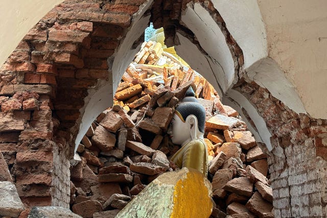APTOPIX Myanmar Earthquake